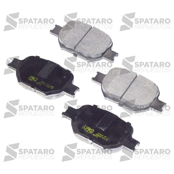 JUEGO DE PASTILLAS DE FRENO DELANTERAS  COROLLA 2002-2008 *DIESEL 1CD* Toyako - Imagen 1