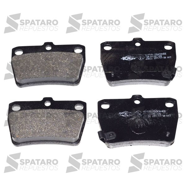 PASTILLA DE FRENO TRASERA TOYOTA RAV4 2001-2005 Icer - Imagen 3