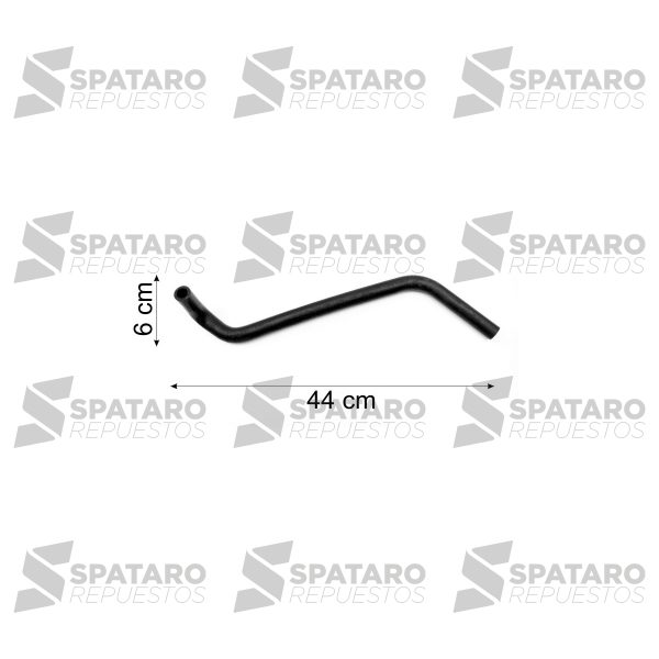 MANGUERA DE DEPOSITO A RADIADOR HILUX-SW4 2005-2015 VIGO ORIGINAL - Imagen 1
