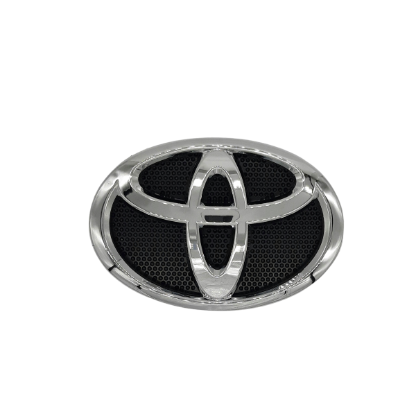 EMBLEMA "LOGO"  DE PARRILLA  HILUX 2016-2023 Revo *medida 19 cm largo x 13 cm alto* Original - Imagen 1