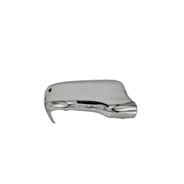 1_637568735845338740 PUNTERA *CROMADA * PARAGOLPE TRASERO HILUX 2021-2026 IZQUIERDA *CON AJUGERO PARA SENSOR* Original - Imagen 1