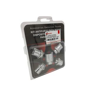 KIT TUERCA ANTIRROBO LLANTA ALEACION HILUX 05-15 ETIOS-COROLLA-RAV4