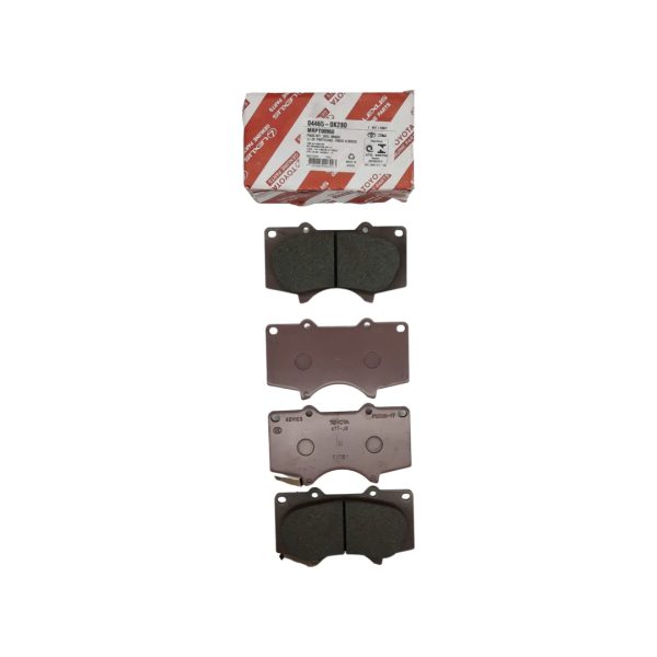 1_638001310517994998 JUEGO DE PASTILLAS HILUX 2009-2018 SW4 2005-2021 LARGO 134.5 MM Toyota - Imagen 1
