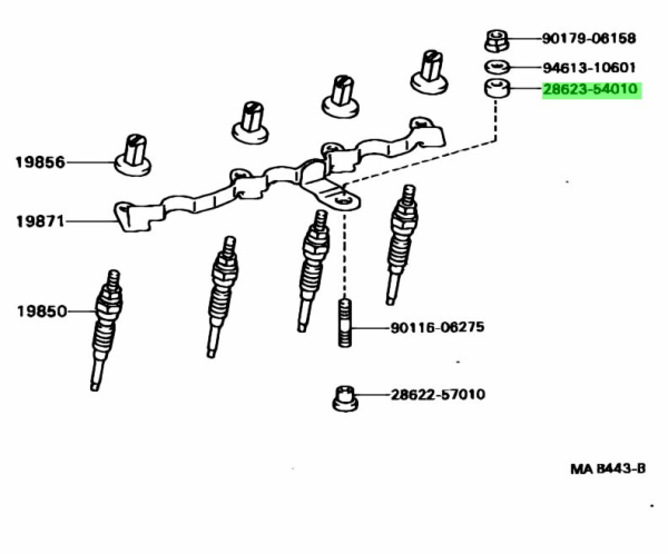 1_638330712231048713 AISLADOR BUJIA HILUX 2L-3L-5L - Imagen 1