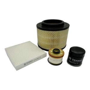 KIT FILTROS HILUX-SW4 2005-2015 AIRE ACEITE COMB. ANTIPOLEN COMUN TOYAKO