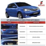 KIT TRD COMPLETO DEPORTIVO ETIOS 2013-2016 ORIGINAL