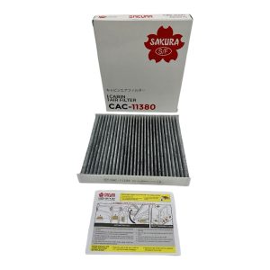 FILTRO HABITACULO/ANTIPOLEN  HILUX-SW4 2016-2024 /V6 1GRFE/HIACE *CARBON ACTIVO*SAKURA