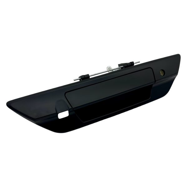 1_638727078409809000 MANIJA DE PORTON NEGRA HILUX 2016-2023 C/D SRX CON AGUJERO CAMARA Y LLAVE SPT - Imagen 1