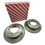 JUEGO DE DISCO DE FRENO TRASEROS SW4 2016-2025/ HILUX 2024-2025/ PRADO 2009-2015 TOYAKO