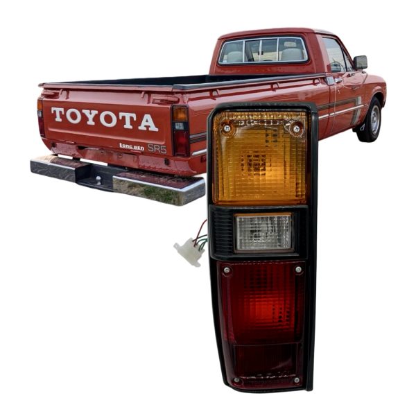 FARO TRASERO HILUX 1979-1982 IZQUIERDO NEGRO COMPLETO TYC TAILANDIA - Imagen 1