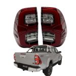 JUEGO DE FAROS TRASEROS LED HILUX 2020-2025 TAIWÃN