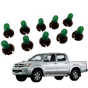 JUEGO * X 10  *LAMPARAS VERDE DE TABLERO HILUX-SW4 2005-2015 SPT