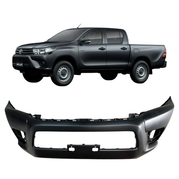 1_638902814418173293 PARAGOLPE DELANTERO HILUX 2016-2025 BASE DX ORIGINAL - Imagen 1