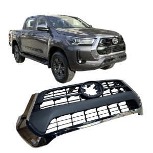 PARRILLA DE FRENTE HILUX 2021-2025 SRV *MOLD CROMADA* SIN LOGO FAL