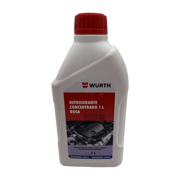 1_639004736838762547 LIQUIDO REFRIGERANTE ROJO PURO X 1 LITRO WURTH - Imagen 1