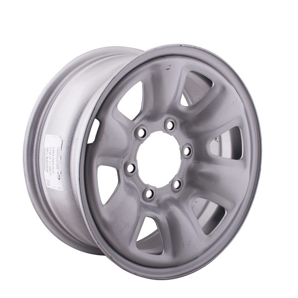 LLANTA DE CHAPA TOYOTA HILUX 2009-2010 16" X 7" ORIGINAL - Imagen 1