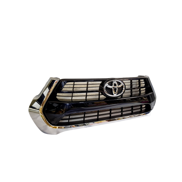 PARRILLA DE FRENTE HILUX 2021-2025 SRV *MOLD CROMADA* CON LOGO Original - Imagen 2