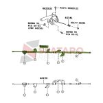CABLE FRENO DE MANO ETIOS 2013-2024 5 PUERTAS DERECHO - Imagen 2