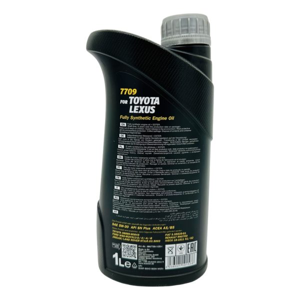 ACEITE DE MOTOR MANNOL 5W30 SINTETICO X 1L - Imagen 2