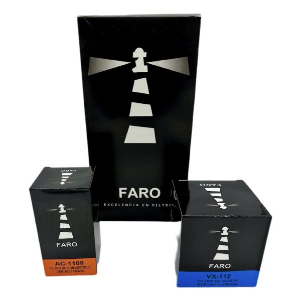 KIT DE FILTROS COROLLA DIESEL 2002-2007 FARO - Imagen 2