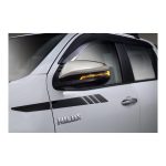 CALCO JUEGO DE FRANJAS HILUX 2021.... NEGRO  (son 4 dos de cada lado) Aternativas - Imagen 2