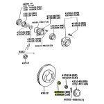 TUERCA DE PUNTA DE SEMIEJE HILUX-SW4 2005-2015 - Imagen 2