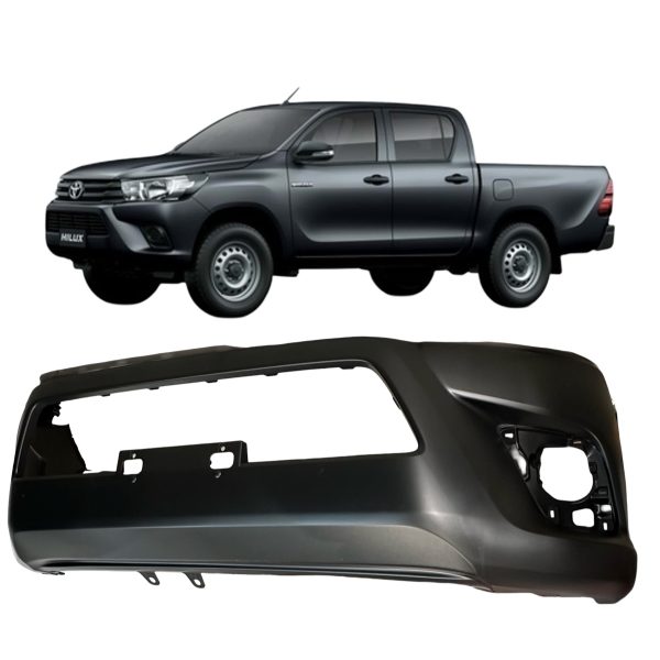PARAGOLPE DELANTERO HILUX 2016-2025 BASE DX ORIGINAL - Imagen 2