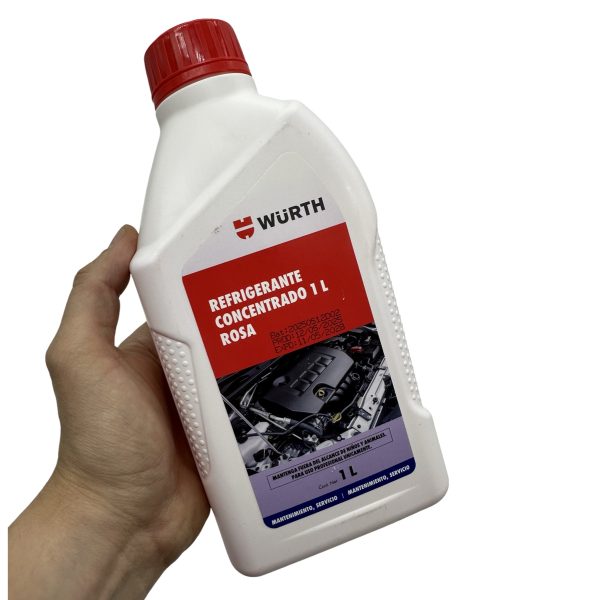 LIQUIDO REFRIGERANTE ROJO PURO X 1 LITRO WURTH - Imagen 2