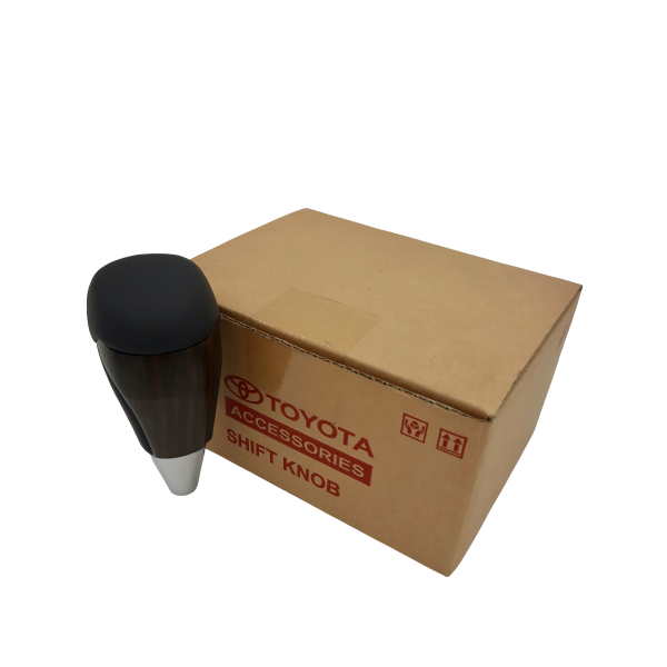 BOCHA DE PALANCA DE CAMBIOS  HILUX 2016-2021 AUTOMATICA "SIMIL MADERA" Original - Imagen 3