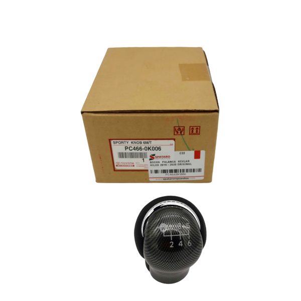 BOCHA  PALANCA CAMBIOS KEVLAR HILUX 2016-2022  Revo Original - Imagen 3