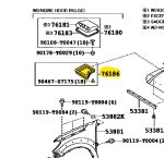 BURLETE TOMA DE AIRE HILUX 2005-2011 Original - Imagen 3