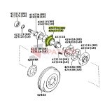 MAZA TRASERA HILUX 2005-2010 2.5-3.0 VIGO ORIGINAL - Imagen 3