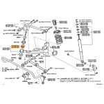 BUJE DE EJE DE SUSPENSION TRASERA TOYOTA RAV4 2001-2005 - Imagen 3