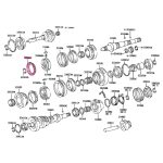 ANILLO SINCRONIZADO 4TA  HILUX-SW4 2005-2015 MOTOR 2.5-3.0 1KD-2KD-1KZT ORIGINAL - Imagen 3