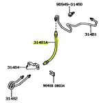 FLEXIBLE DE EMBRAGUE HILUX 1992-2004 2.8-3.0 3L-5L  ORIGINAL - Imagen 3