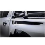 CALCO JUEGO DE FRANJAS HILUX 2021.... NEGRO  (son 4 dos de cada lado) Aternativas - Imagen 3