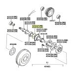 ORING DE PALIER/CAÑONERA HILUX 2009-2023 - Imagen 3