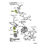 POLEA TENSORA DE CORREA AIRE-DIRECCION HILUX 1992-2004 COMPLETA SPT - Imagen 3