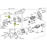 JUEGO DE  REPARACION DE MOTOR DE ARRANQUE HILUX 1992-2004 2L-3L-5L SPT - Imagen 3