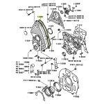 JUNTA DISTRIBUCION TAPA PLASTICA HILUX 1992-2004  2.8-3.0 3L-5L - Imagen 3