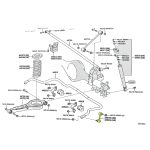 BIELETA TRASERA DE BARRA ESTABILIZADOR SW4 2016-2023 TOYAKO - Imagen 3