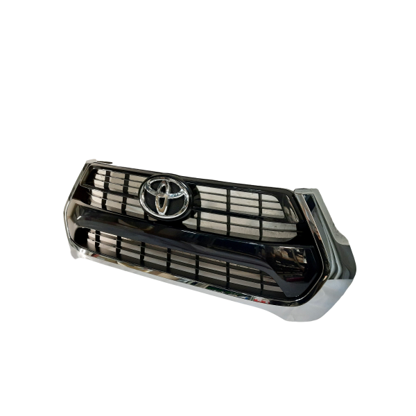 PARRILLA DE FRENTE HILUX 2021-2025 SRV *MOLD CROMADA* CON LOGO Original - Imagen 4
