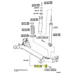 BUJE EJE TRASERO YARIS 2019-2023 TAIWAN - Imagen 4