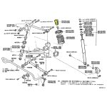 TOPE DE AMORTIGUADOR TRASERO RAV 2001-2005 ORIGINAL - Imagen 4
