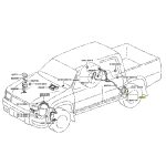 SENSOR DE ABS TRASERO HILUX-SW4 2005-2012 IZQUIERDO SIN CABLE VIGO TOYAKO - Imagen 4