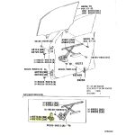 MOTOR LEVANTA CRISTAL DEL IZQUIERDO HILUX-SW4 2005-2015 "ver chasis" Vigo TAIWAN - Imagen 4