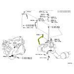 SENSOR TEMPERATURA DE GASES HILUX-SW4 2016-2025 *N1* ORIGINAL - Imagen 4