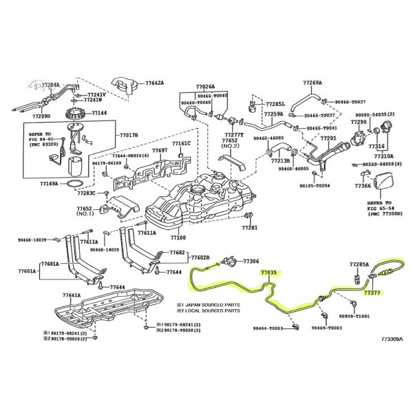 CABLE APERTURA TANQUE HILUX 2005-2015 *SOLO CABINA SIMPLE* Original - Imagen 4