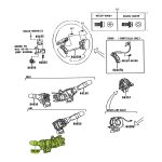 PALANCA LLAVE DE LUCES TOYOTA HILUX 2005-2011 SPT - Imagen 4