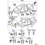 LLAVE DE ARRANQUE HILUX 2016-2025 DX  *NAVAJA /SOLO CARCAZA/2 BOTONES*   SPT - Imagen 4